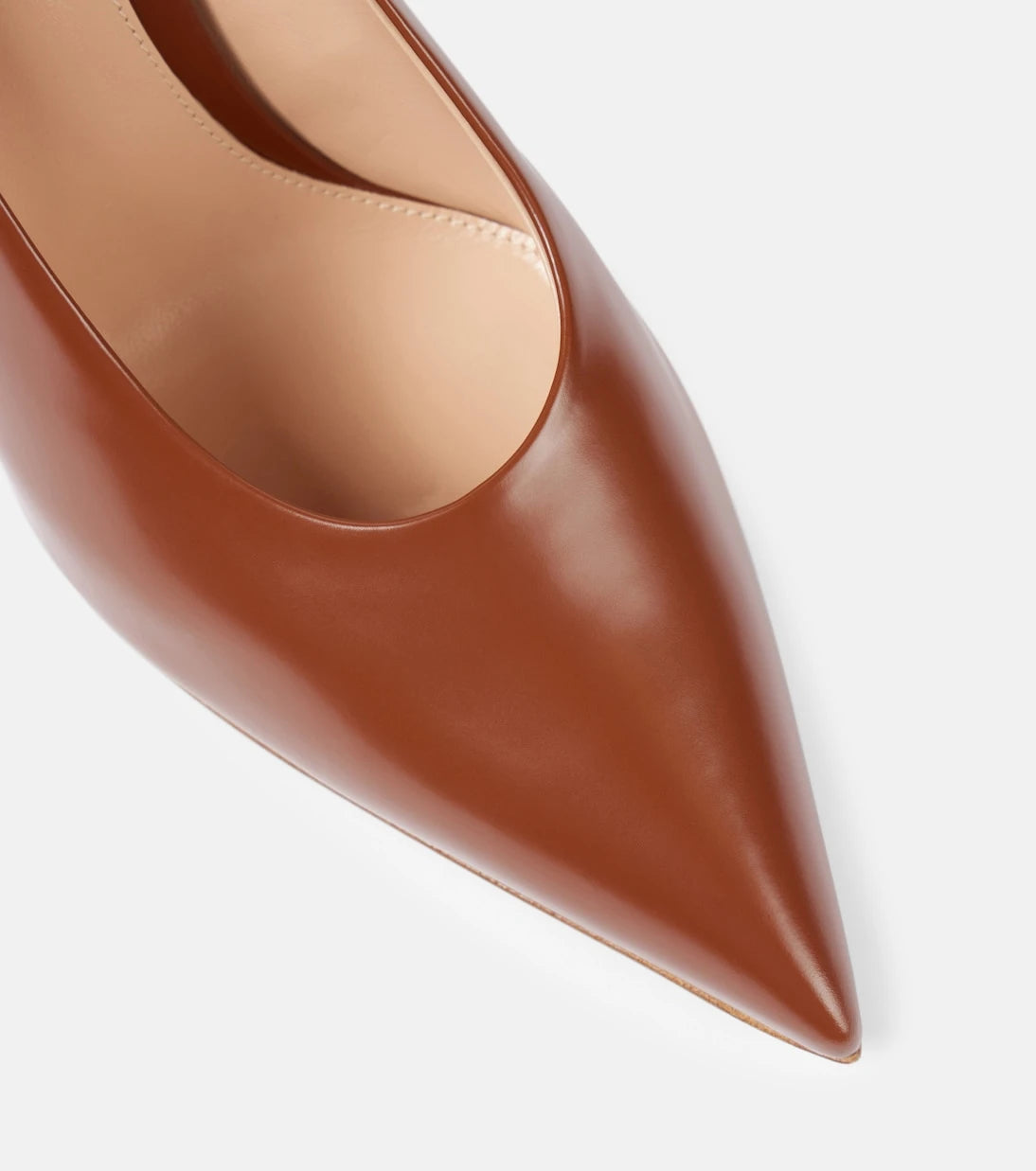 Gianvito Rossi - حذاء جيانفيتو 85 الجلدي بكعب عالٍ