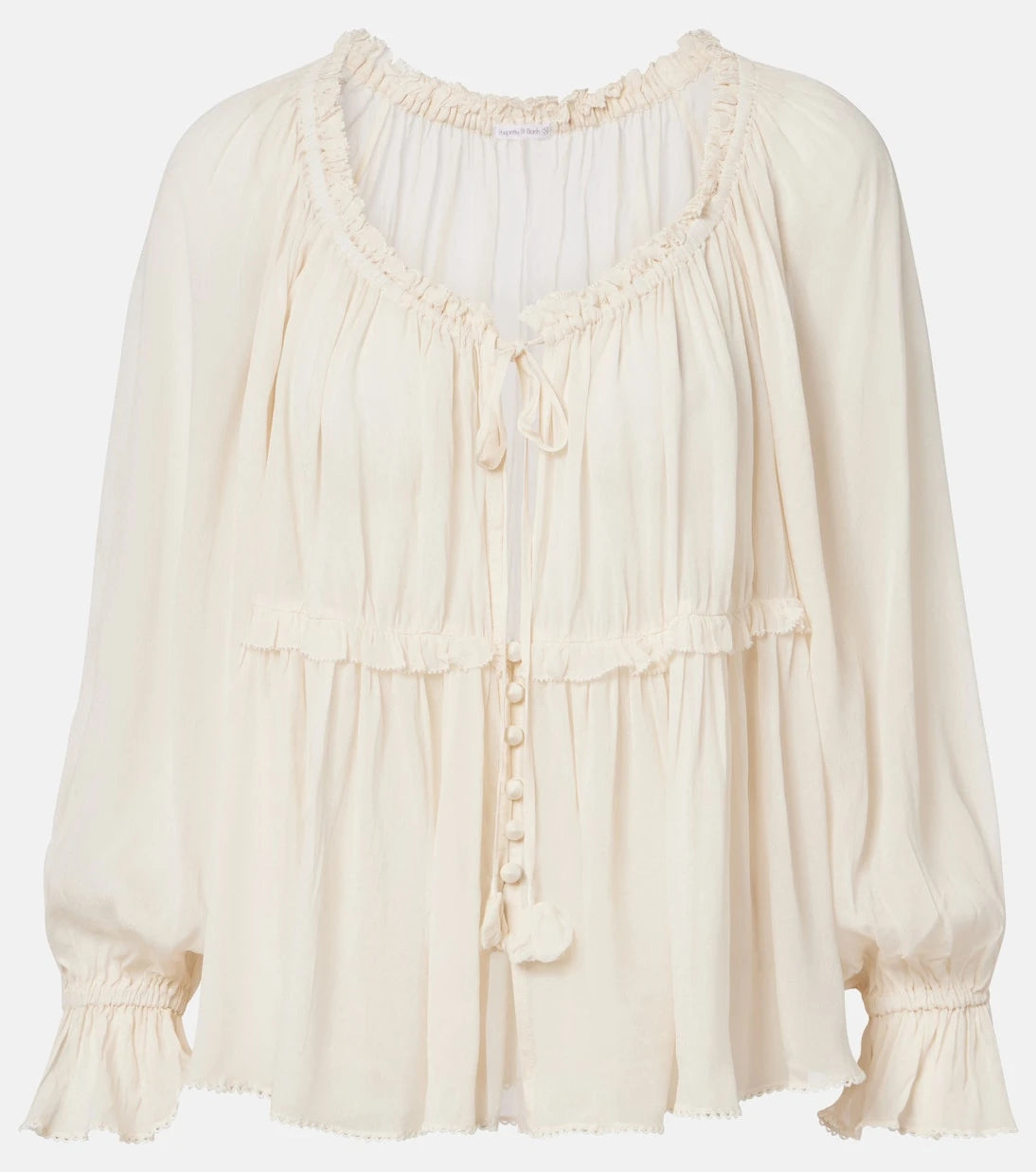 Poupette St Barth - Moon ruffled blouse