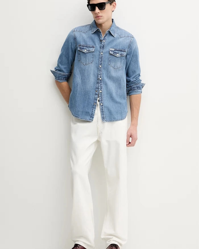 Дънкова риза Guess Jeans
