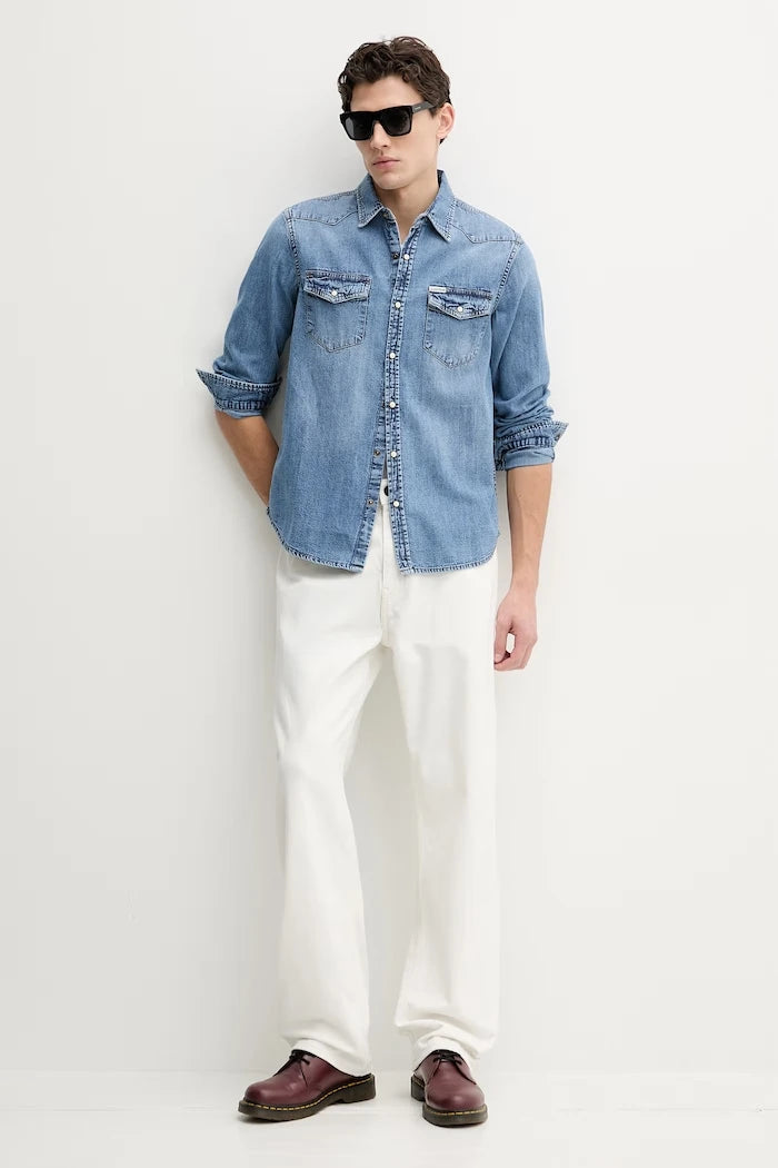 Дънкова риза Guess Jeans