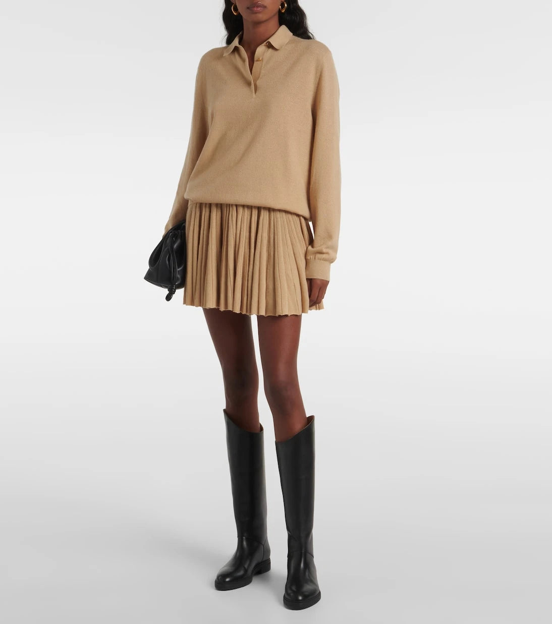 Loro Piana - Luciole cashmere-blend polo sweater