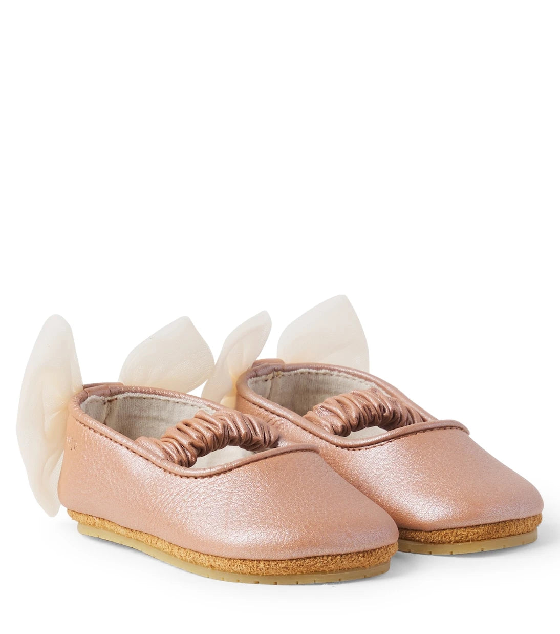 Donsje - Baby Luyax metallic leather ballet flats