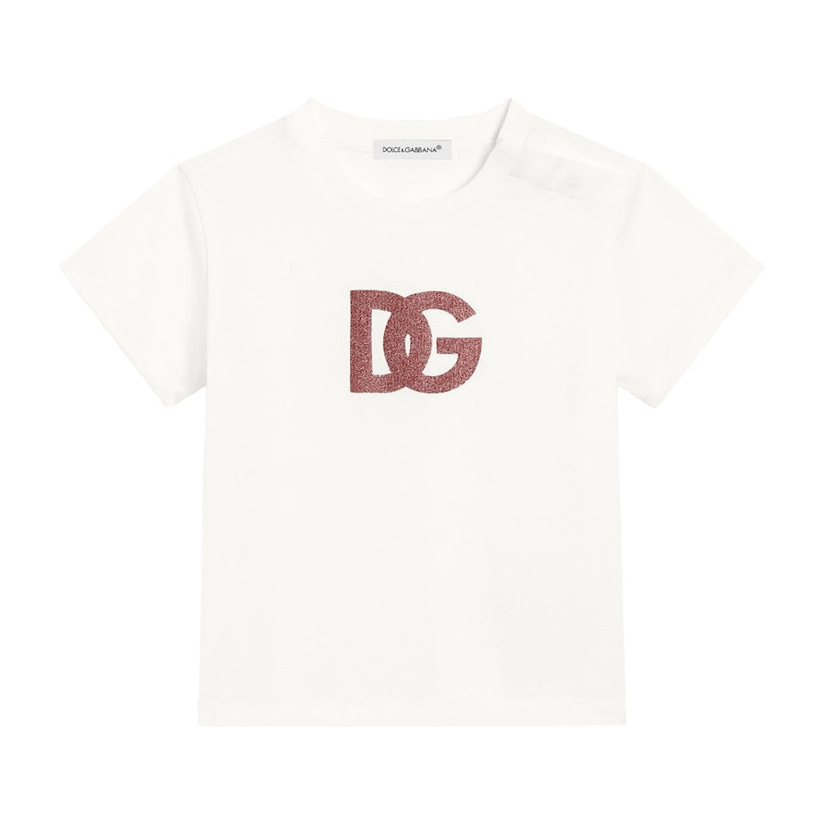 Dolce & Gabbana Kids Cotton DG Logo T-Shirt (3-30 Months)