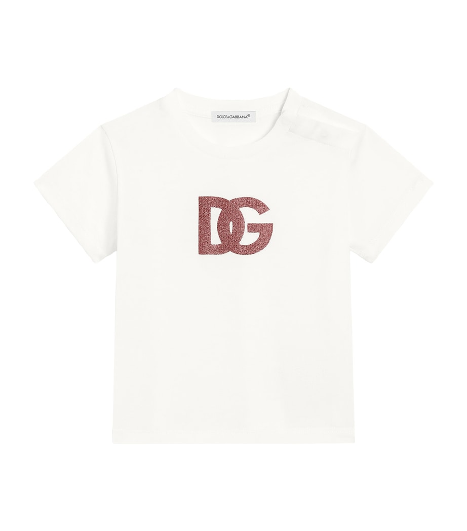 Dolce & Gabbana Kids Cotton DG Logo T-Shirt (3-30 Months)
