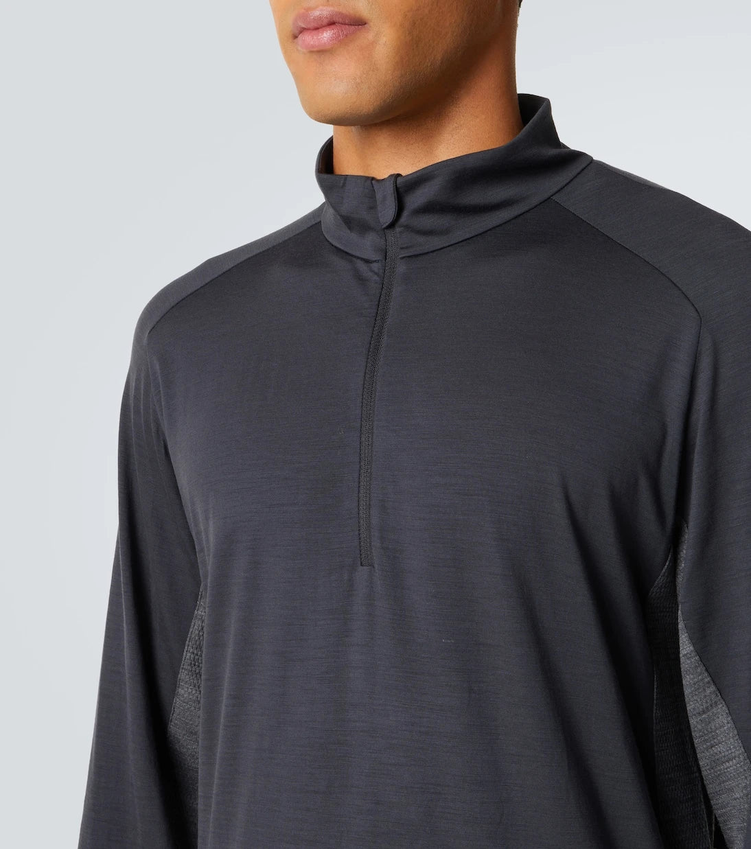 Sease - Runner virgin wool half-zip sweater