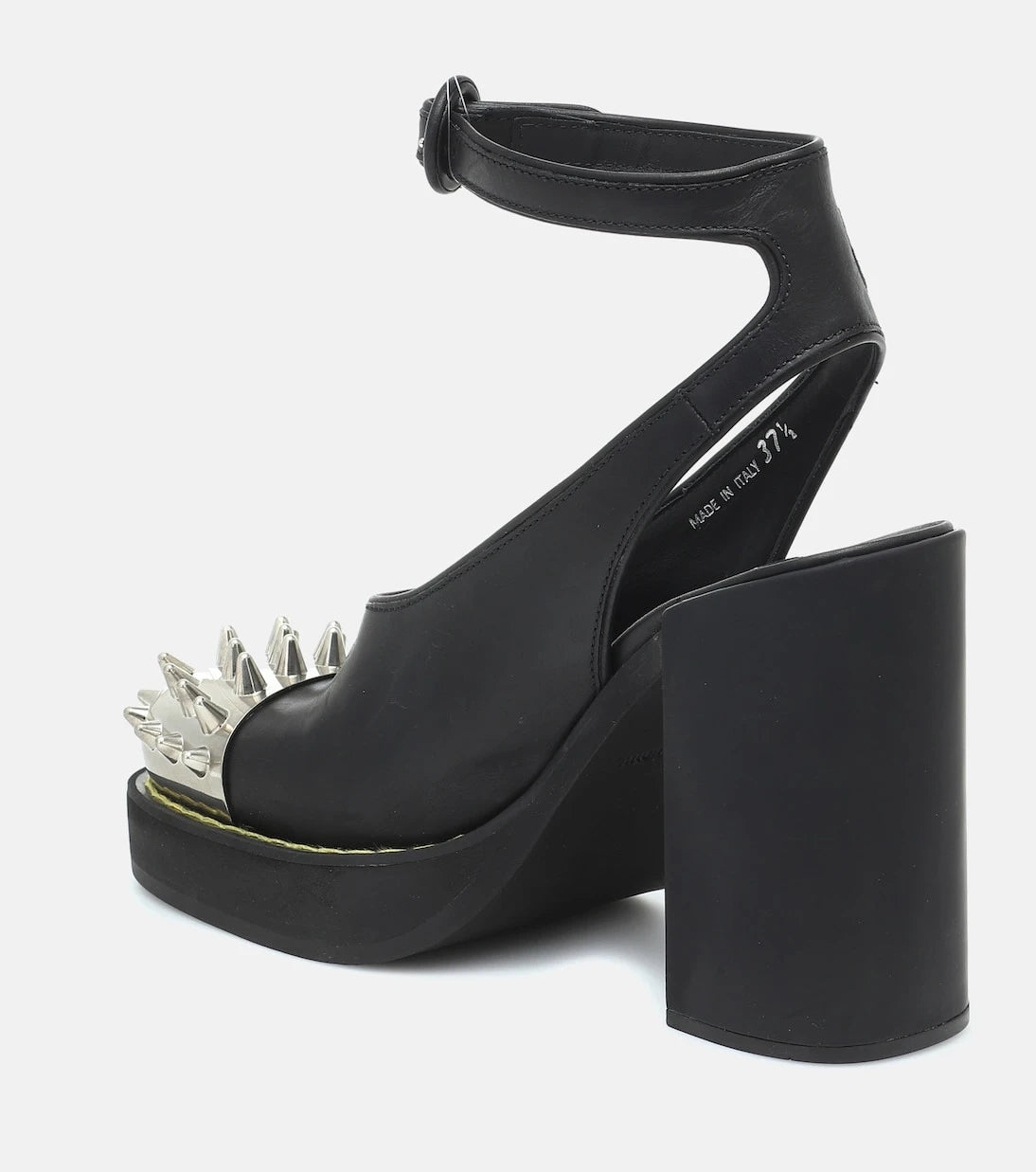 Miu Miu - Studded leather platform pumps