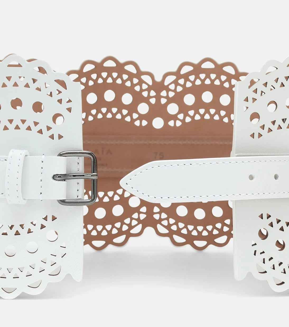 Alaïa - Leather corset belt
