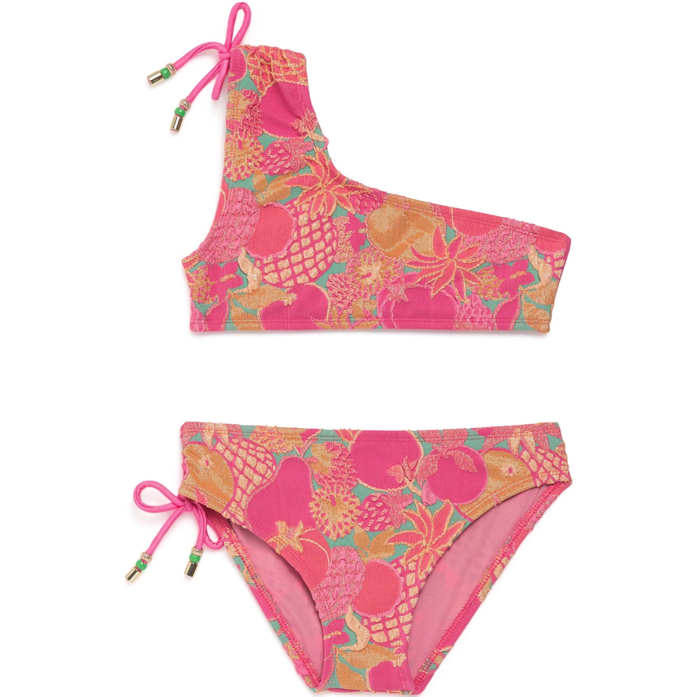 Tutti Frutti One-Shoulder Bikini (6-14 Years)