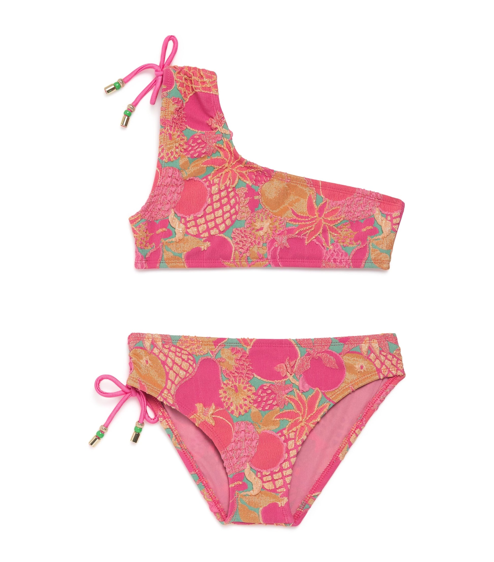 Tutti Frutti One-Shoulder Bikini (6-14 Years)