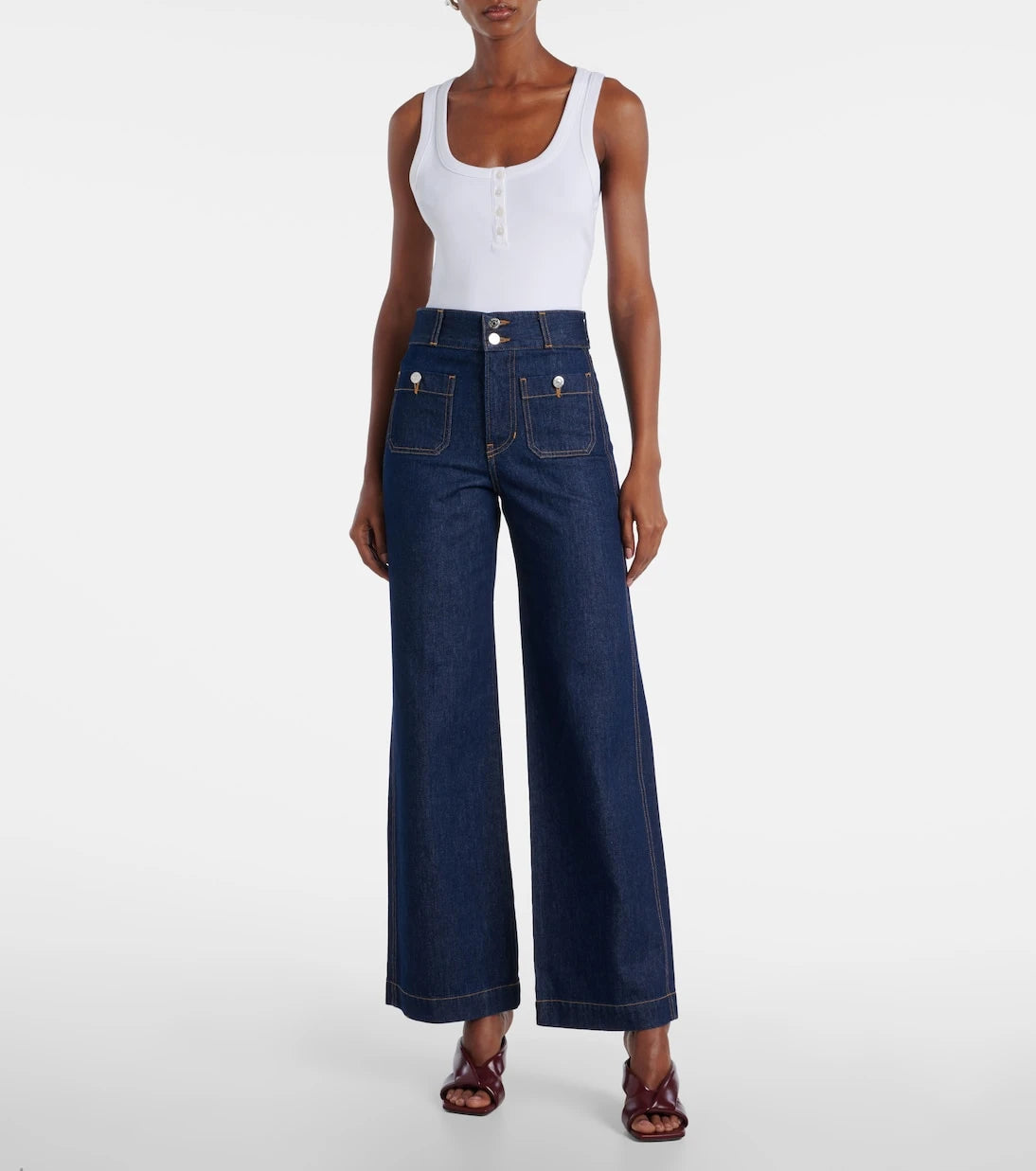 Veronica Beard - Taylor wide-leg jeans