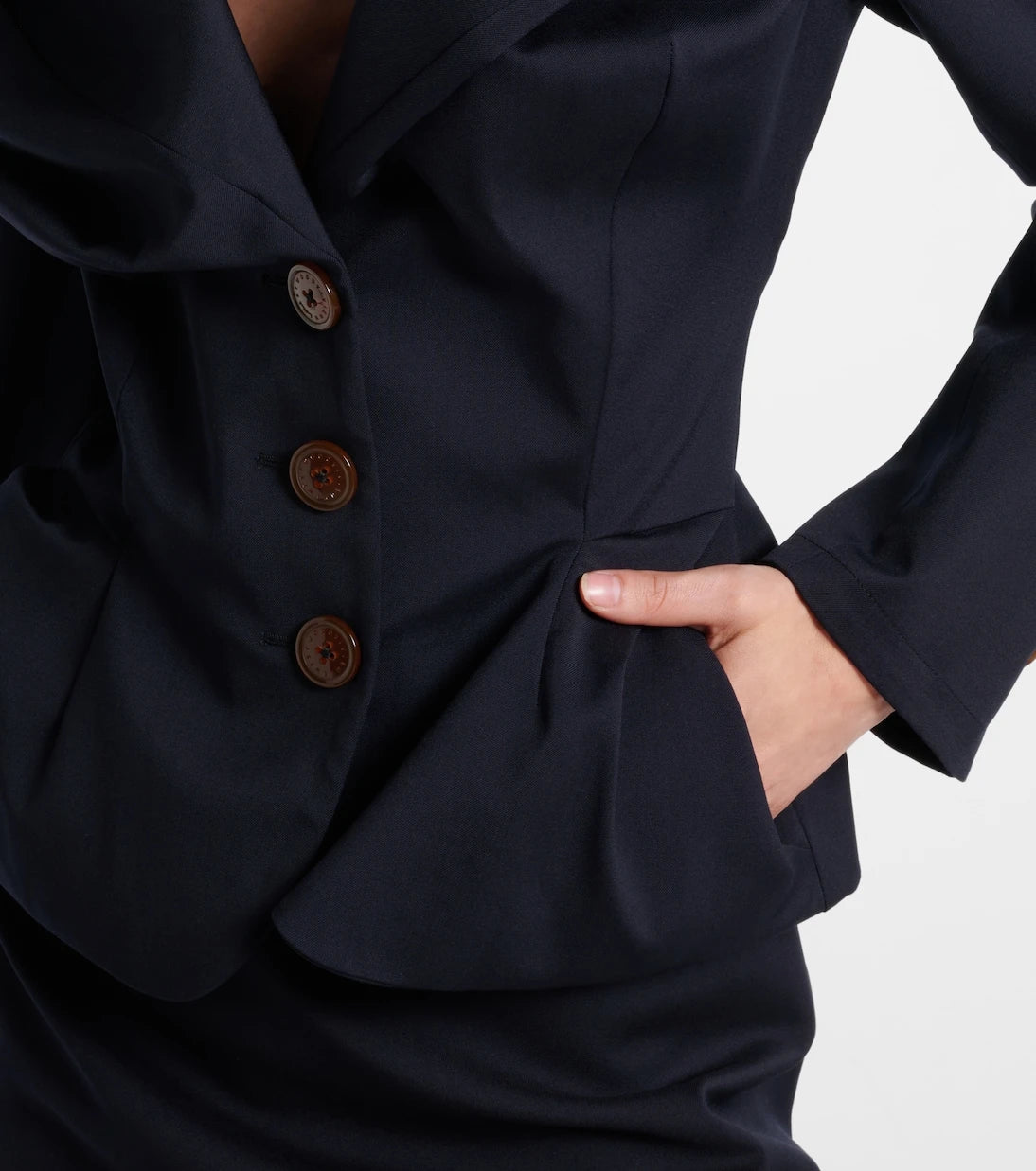 Vivienne Westwood - Draped wool jacket