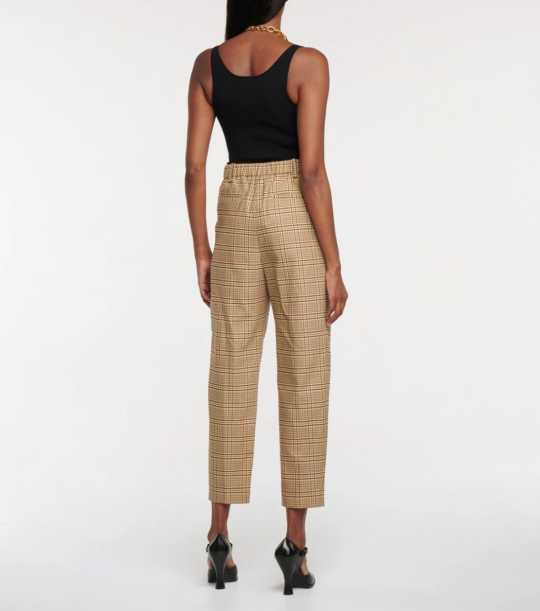 Altuzarra - Sidney high-rise wool and cotton-blend pants