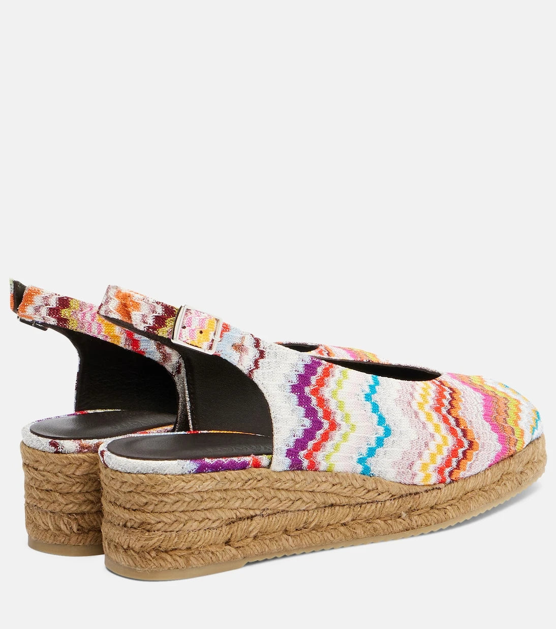 ميسوني - Joy 30 Zigzag lamé espadrille wedges
