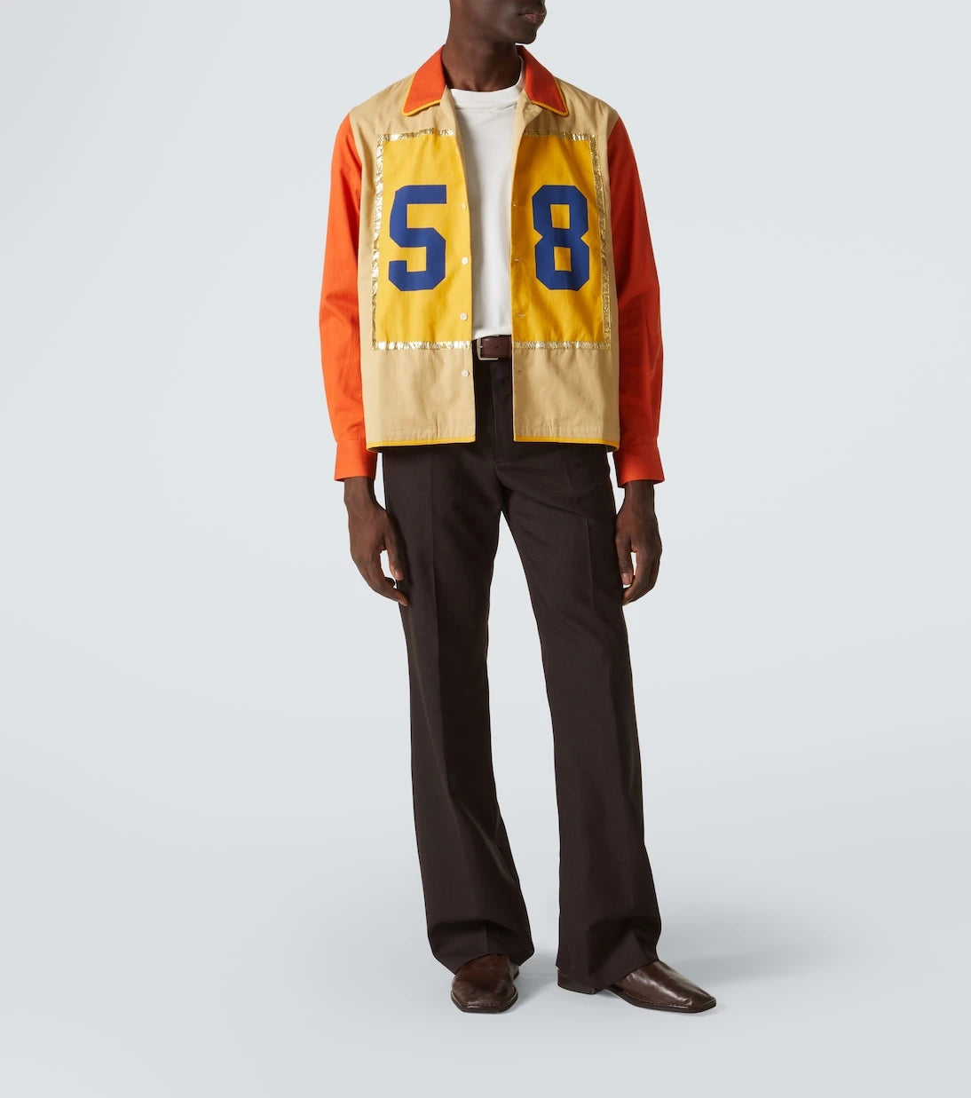 Bode - Fifty-Eight printed cotton shirt