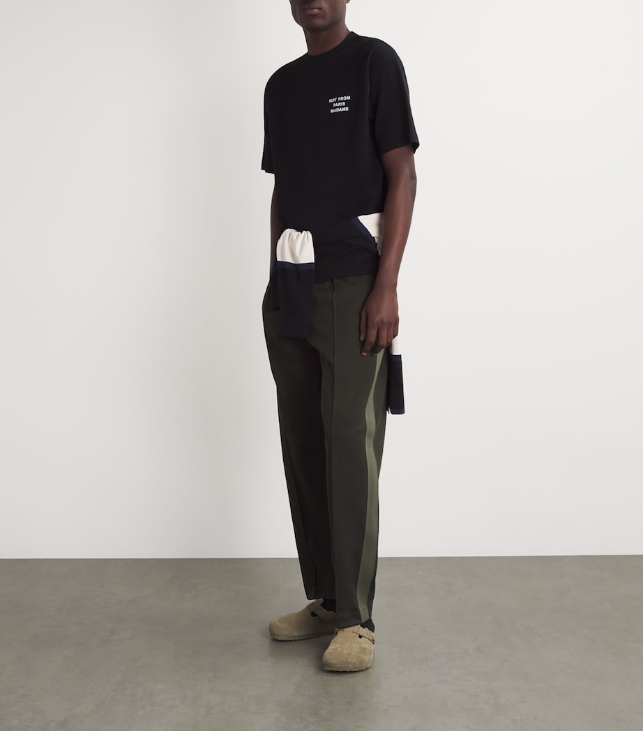 Drôle De Monsieur Cotton Slogan T-Shirt