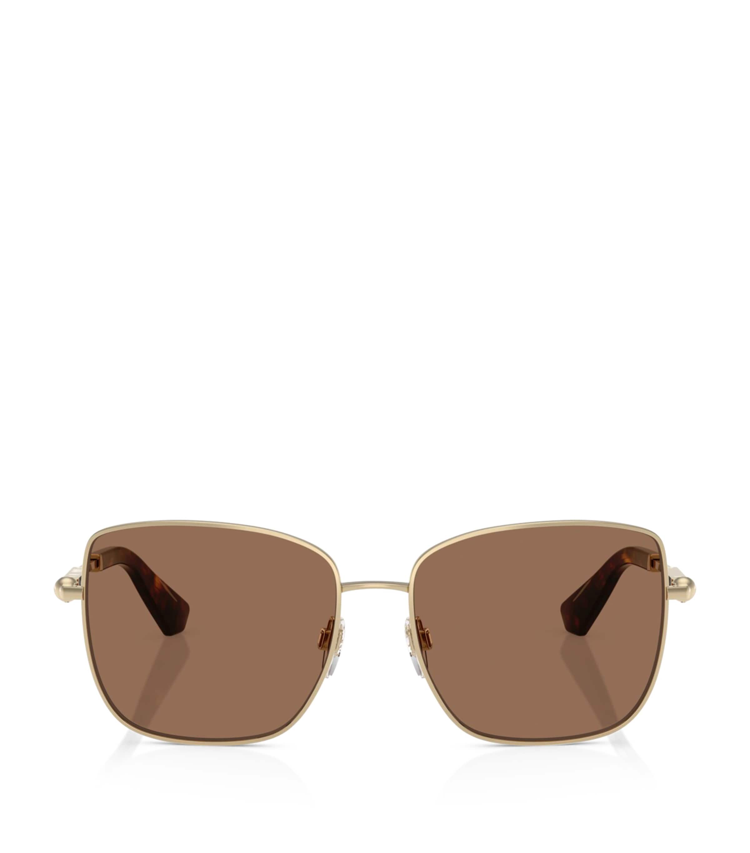 Gold Pilot Sunglasses