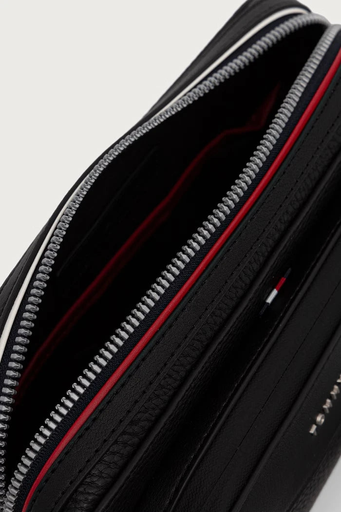 Tommy Hilfiger erkek suni deri omuz çantası
