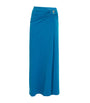 Blue Cut-Out Orbit Maxi Skirt