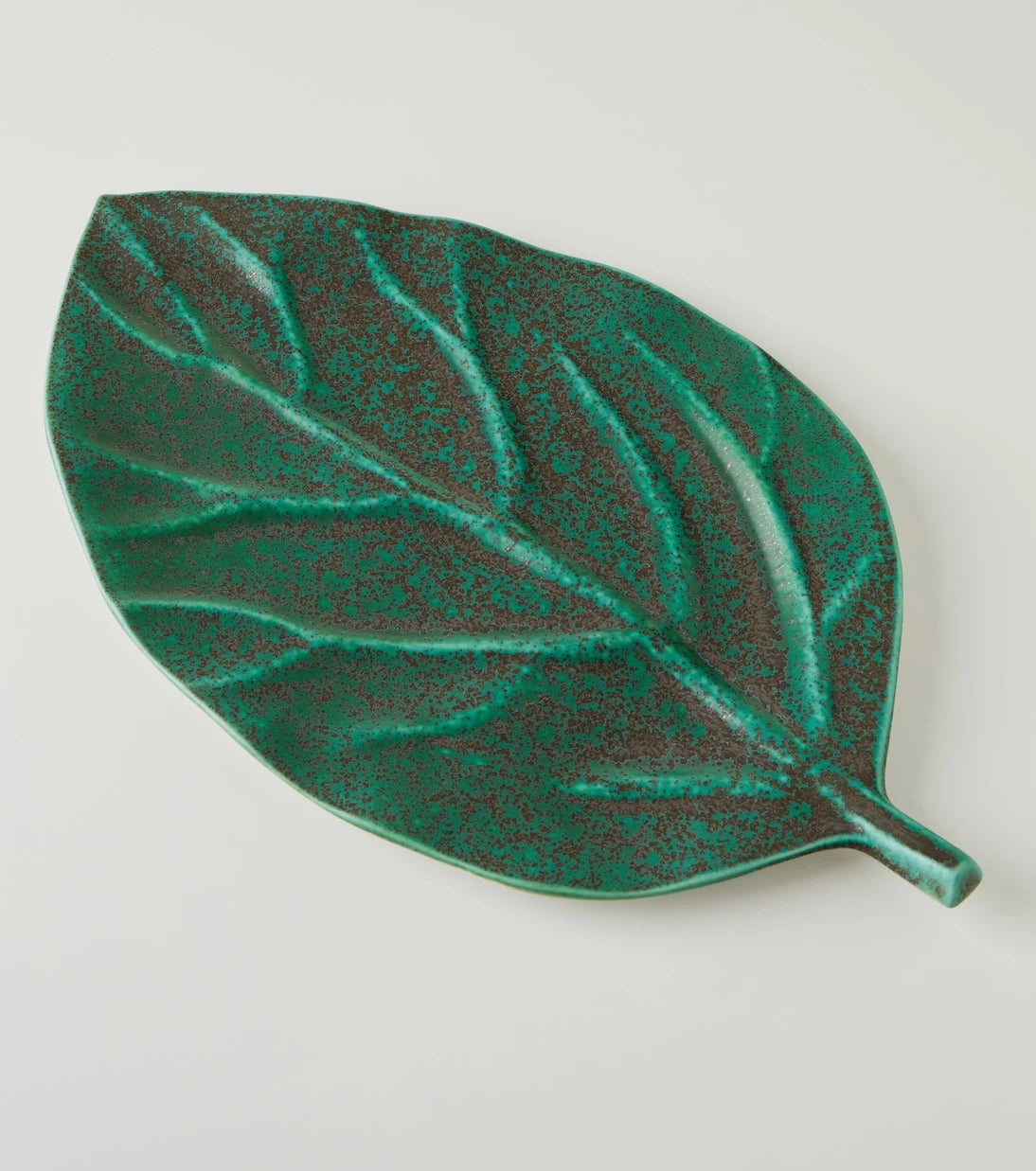 L'Objet - طبق سيراميك Cenote Leaf
