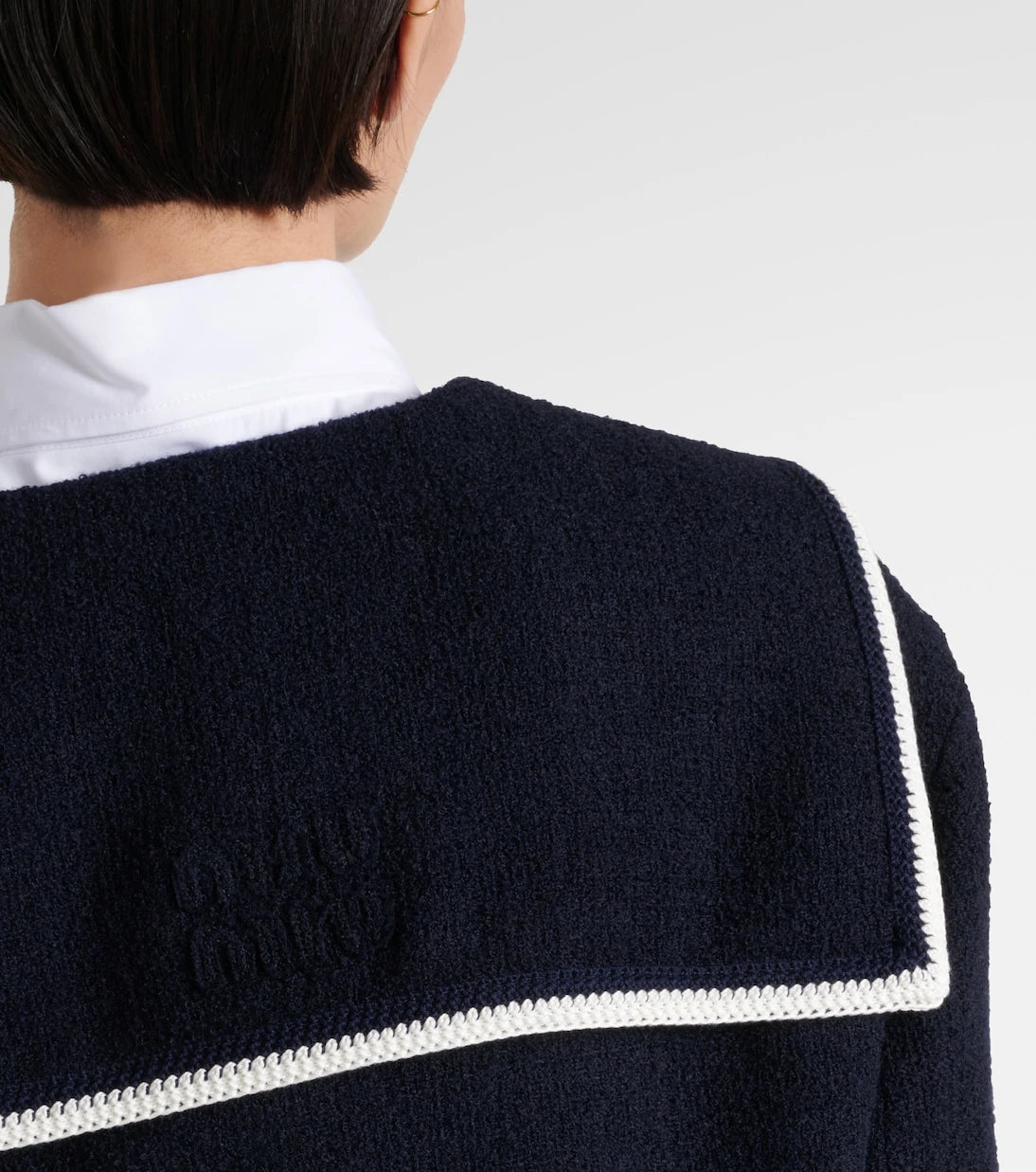 Miu Miu - Cropped wool-blend tweed jacket