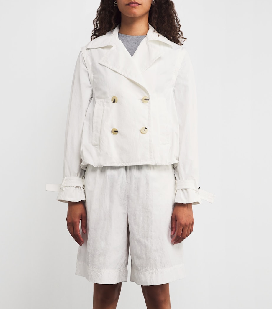 Nylon Hybrid Pea Coat