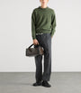 Green Re-Cashmere Crewneck Sweater