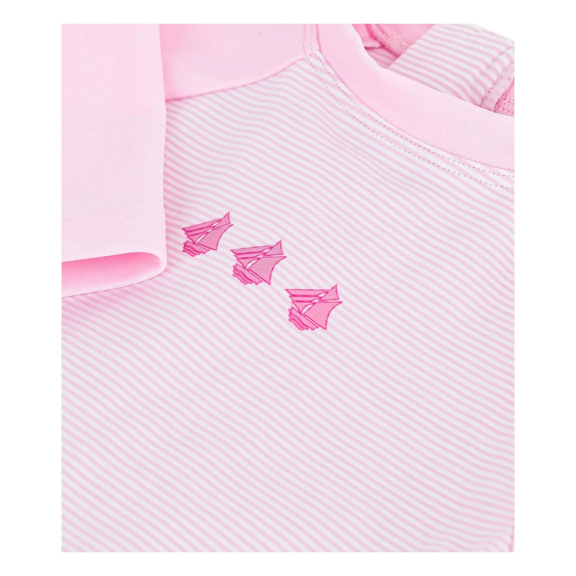 Petit Bateau - Striped UV protection suit | Pink