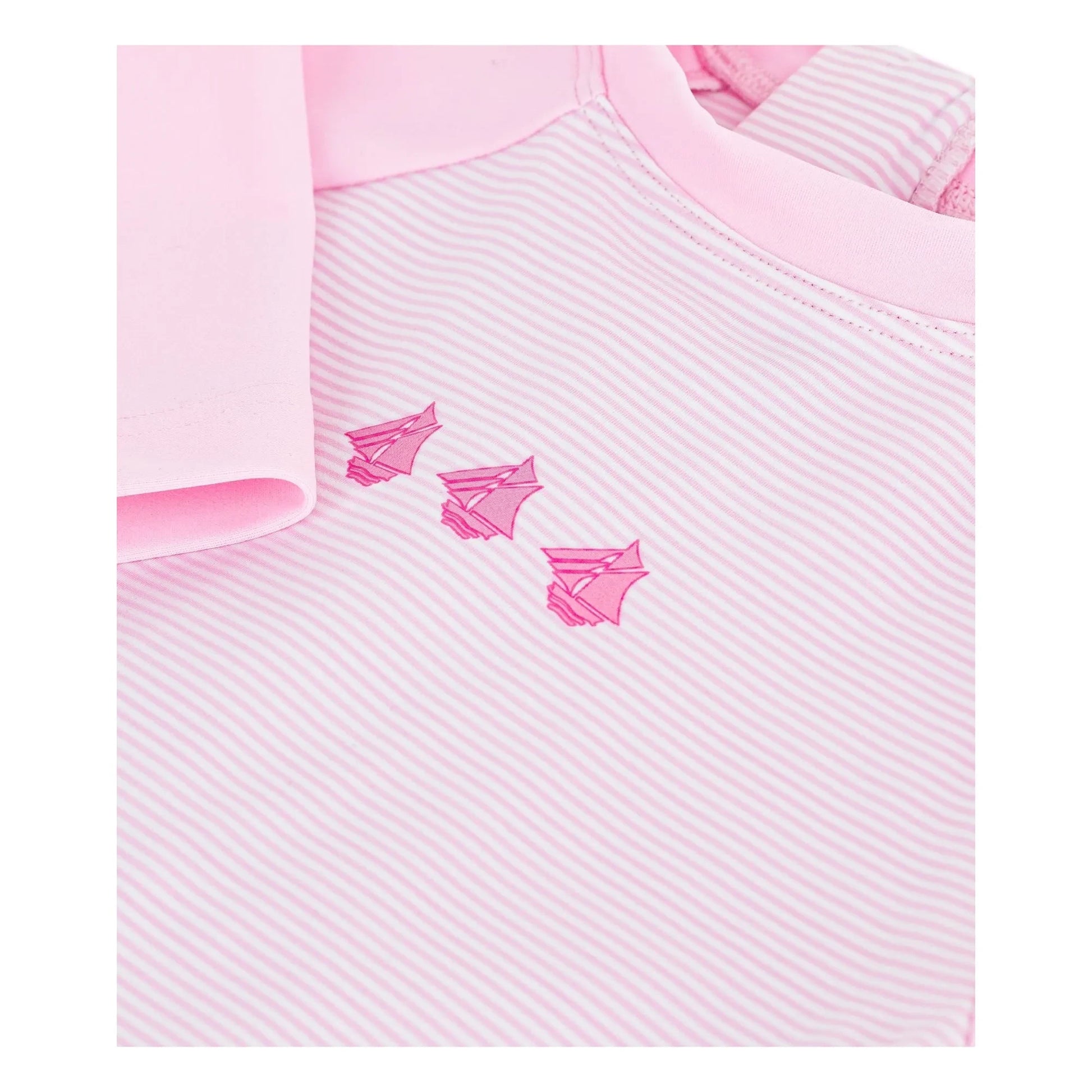 Petit Bateau - Striped UV protection suit | Pink