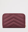 Saint Laurent Burgundy Lambskin Cassandre Wallet