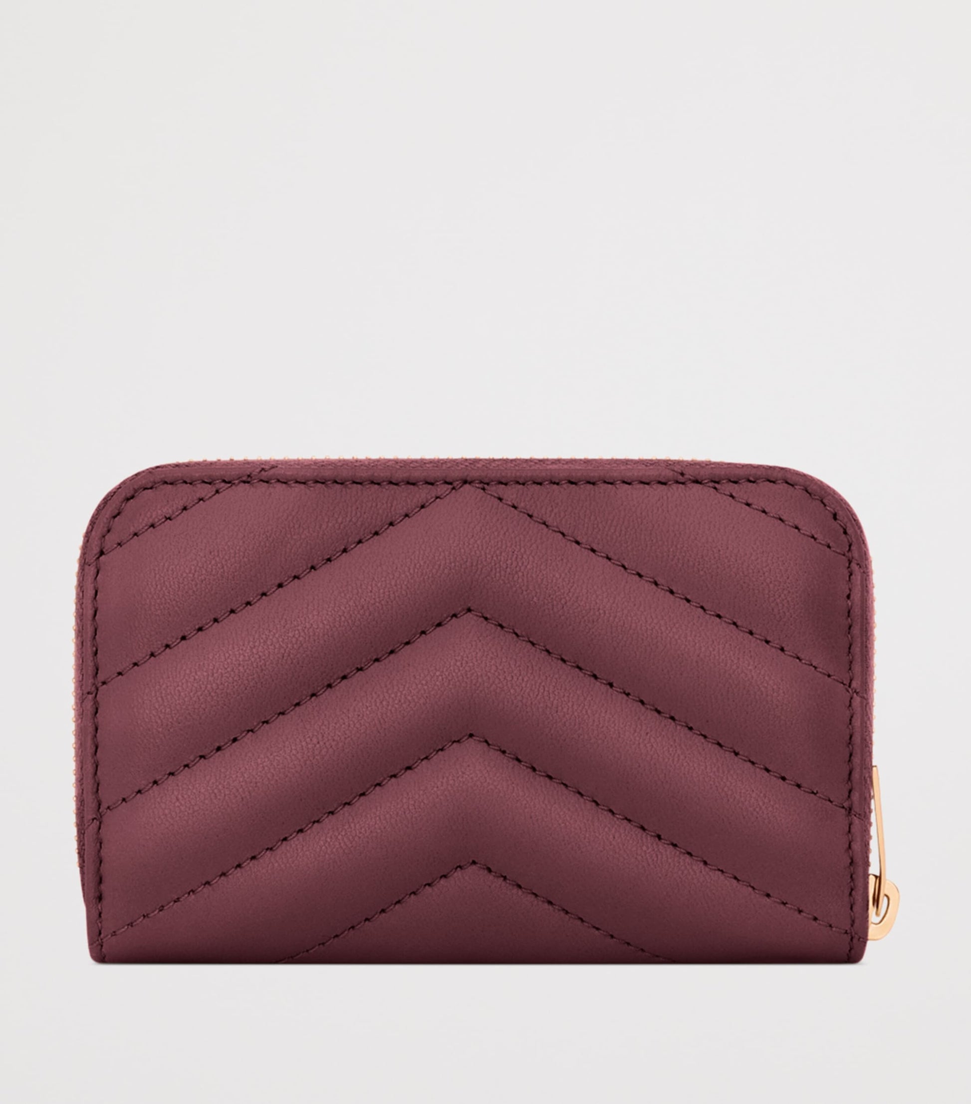 Saint Laurent Burgundy Lambskin Cassandre Wallet