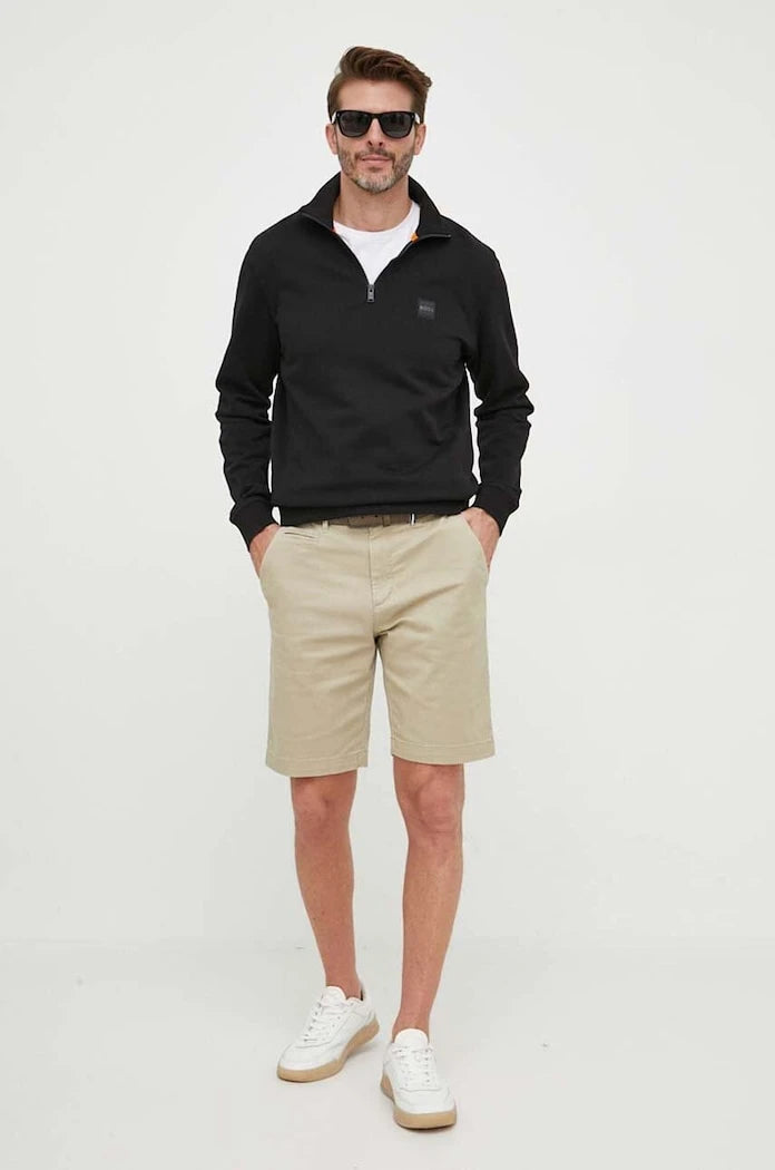 BOSS Orange erkek pamuklu Zetrust sweatshirt