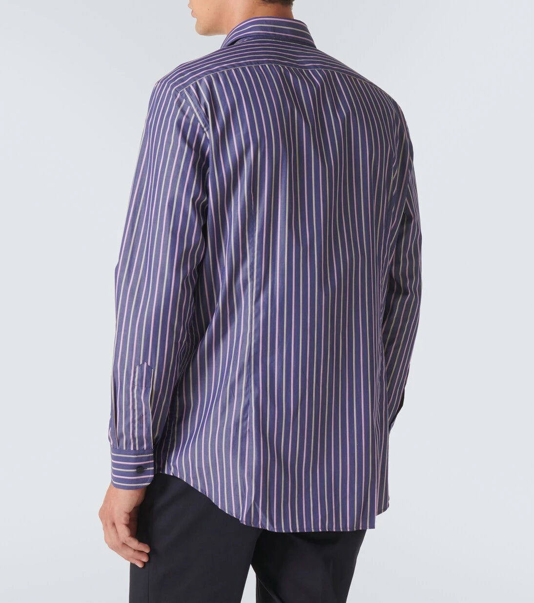 Etro - قميص قطني مخطط