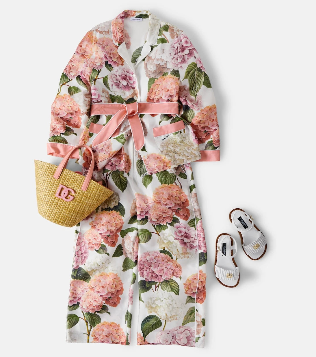 Dolce&Gabbana Kids - قميص حريري بنقشة الأزهار