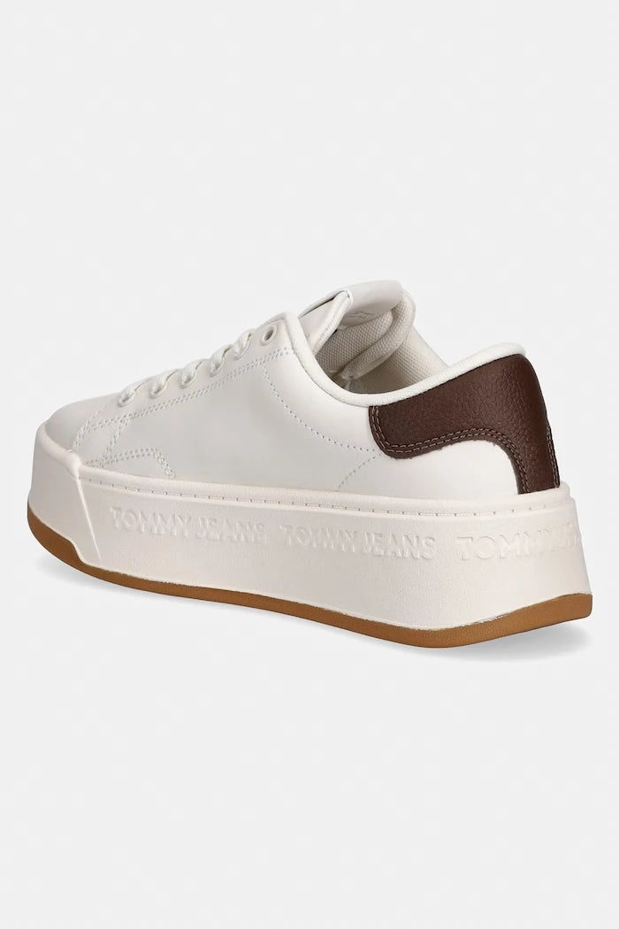 Tommy Jeans TJW SCRIPT CUPSOLE FLATFORM дамски кожени маратонки