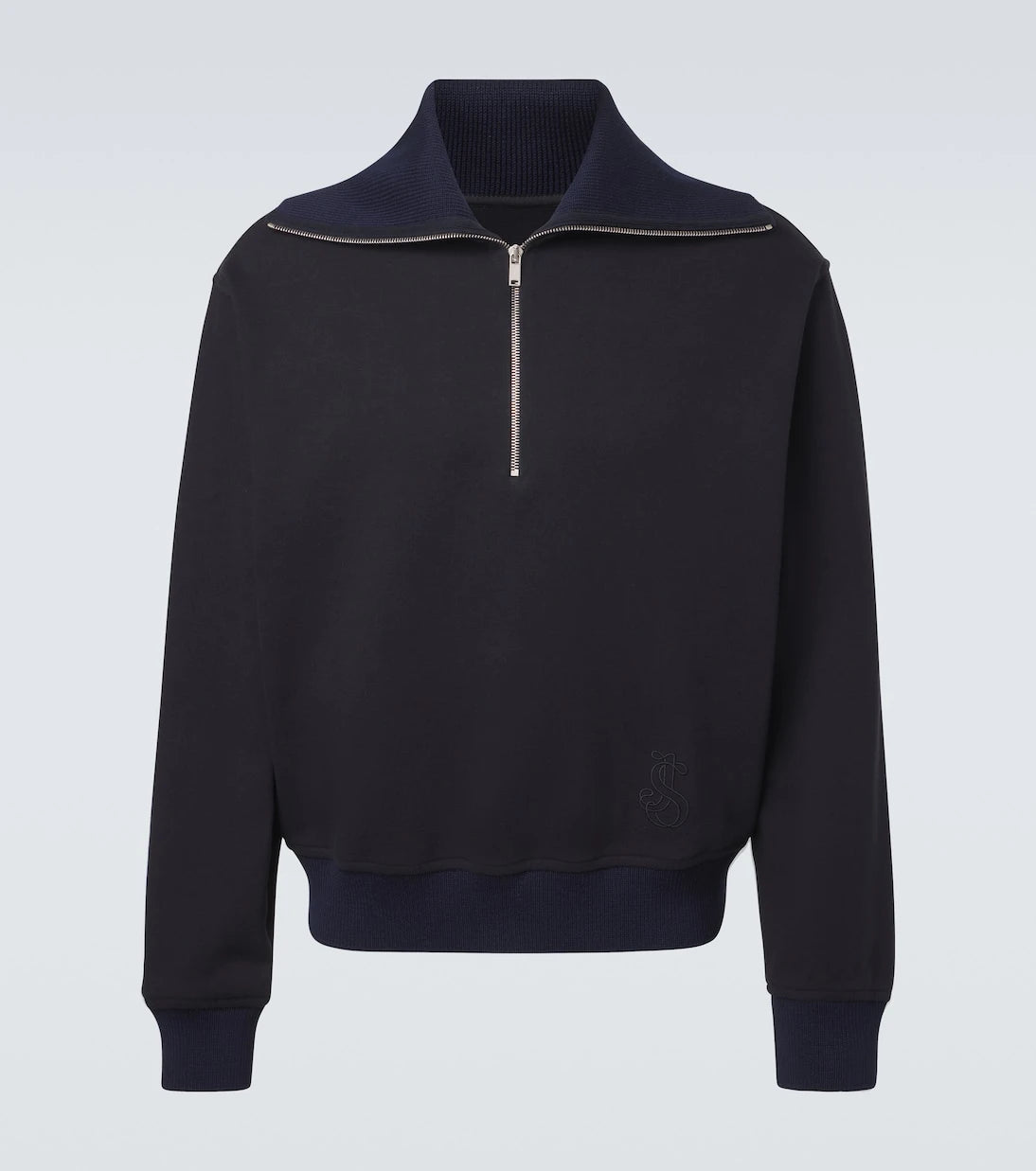 Jil Sander - Cotton half-zip sweatshirt