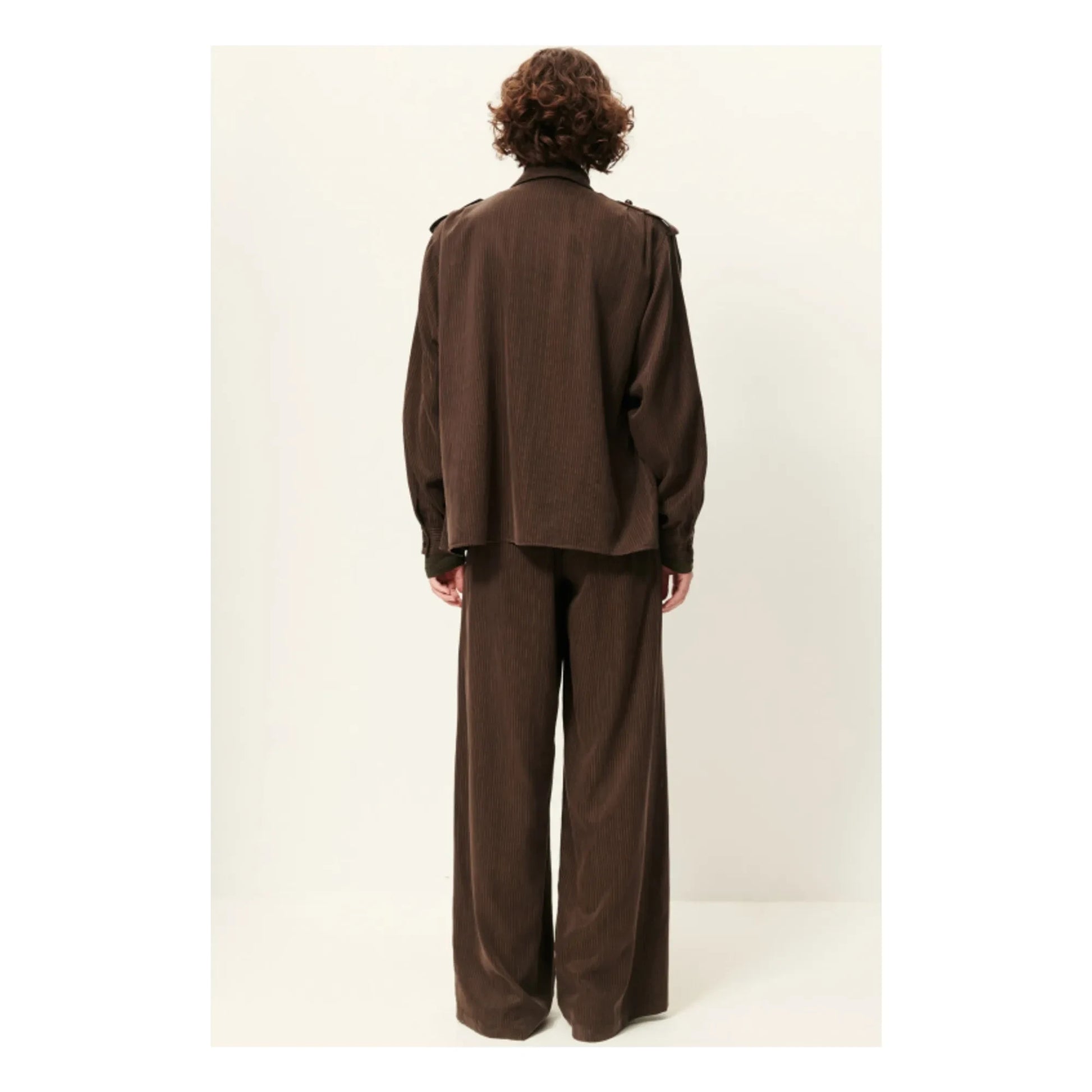 Sessùn - Rim C Striped Pants | Brown