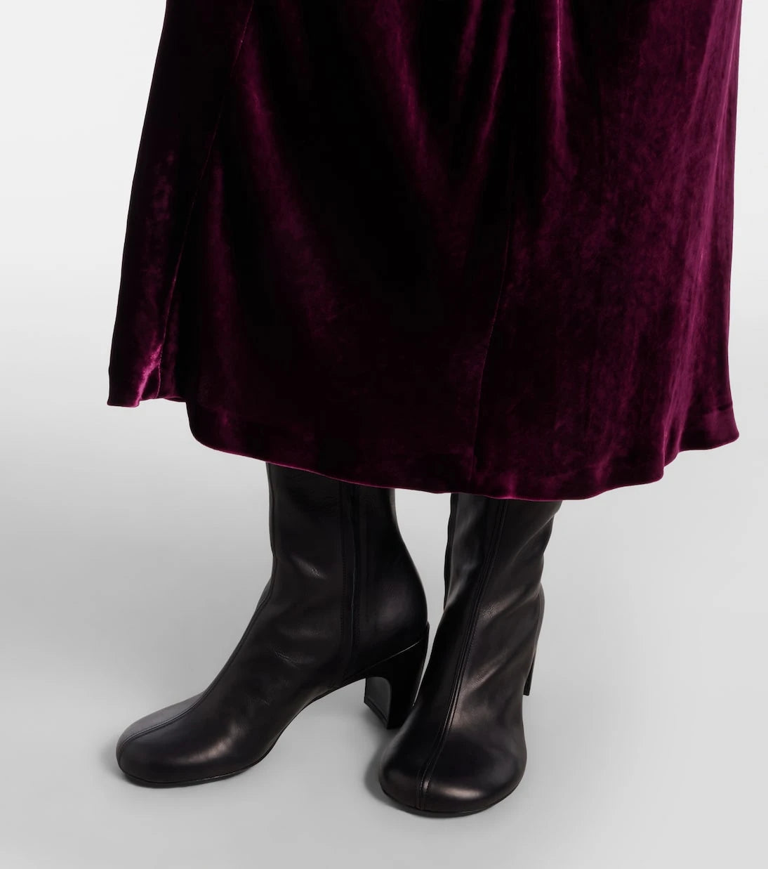 Dries Van Noten - 65 leather ankle boots