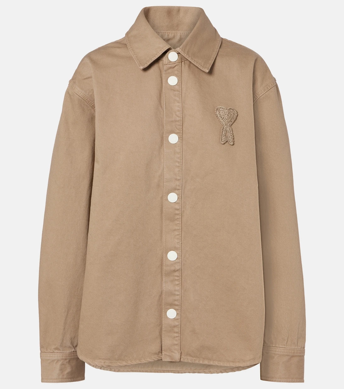 Ami Paris - Ami De Cœur cotton overshirt