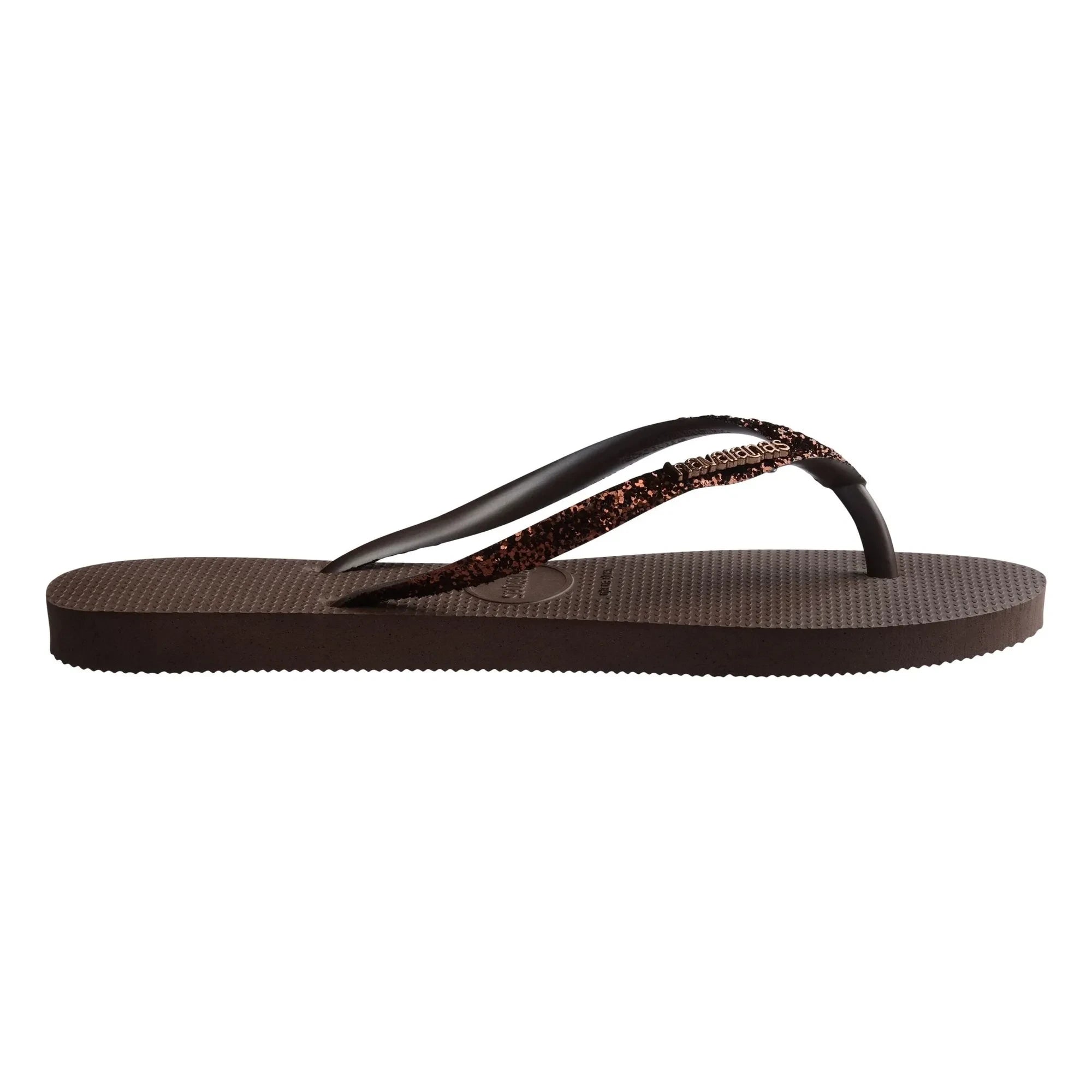 Havaianas - Slim Glitter flip-flops | Chocolate