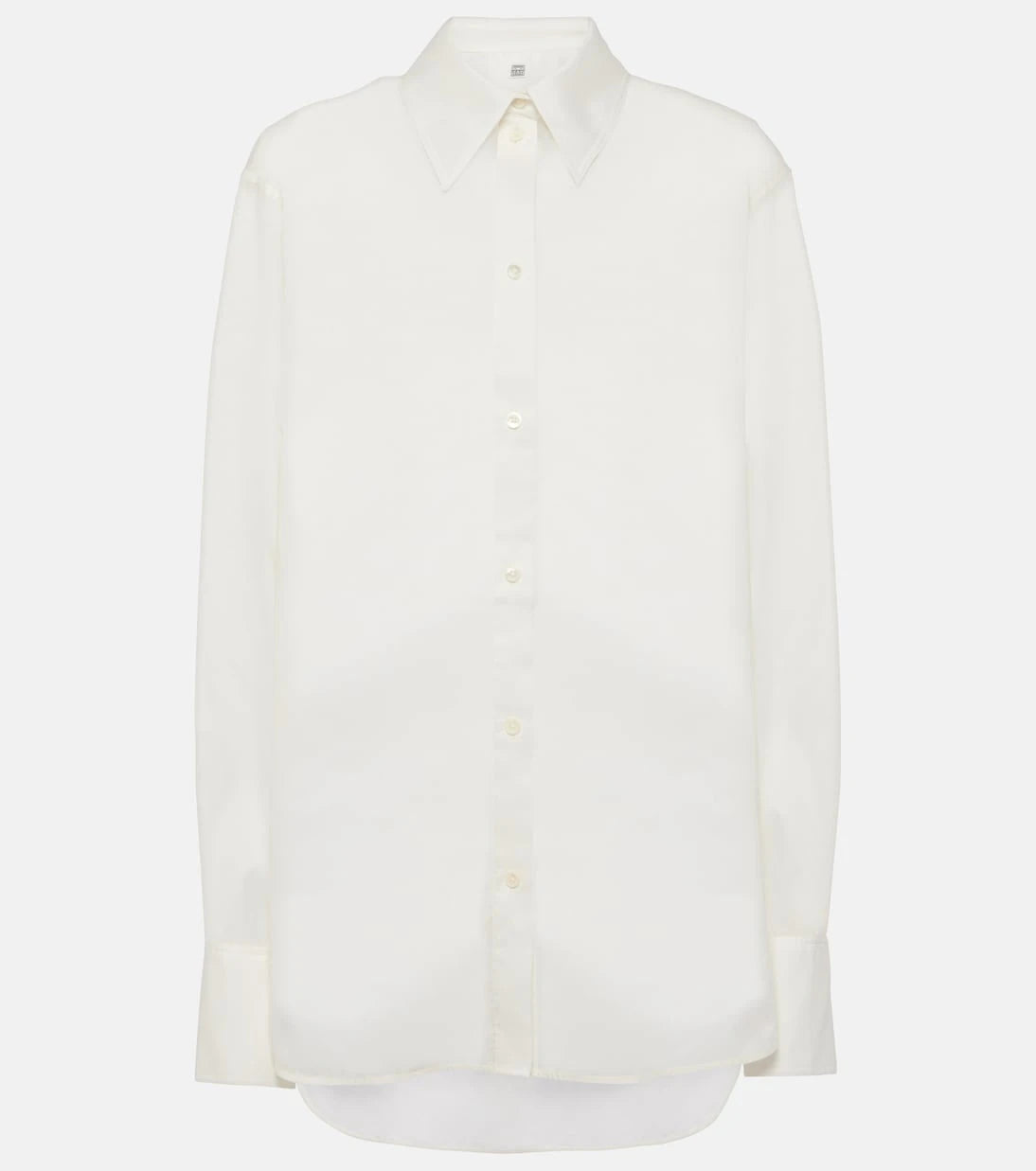 Toteme - Oversized cotton-blend shirt