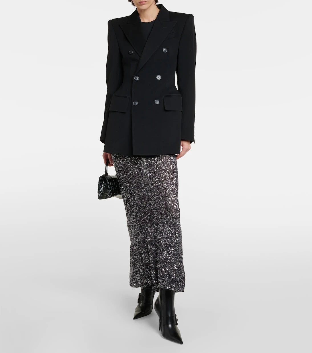 Balenciaga - Hourglass wool blazer