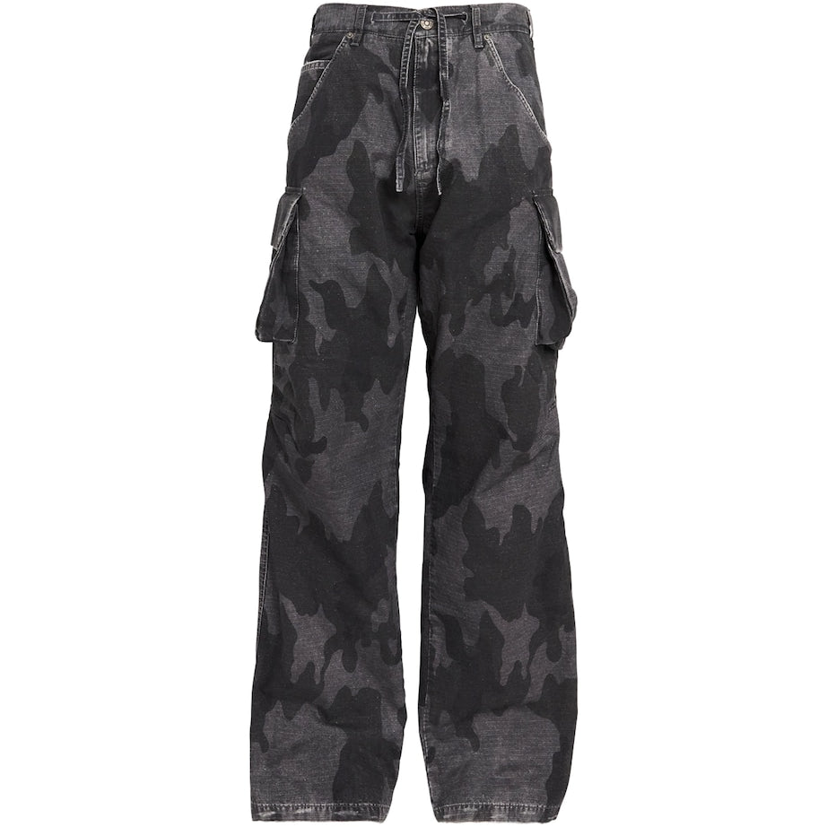 424 Cotton Ripstop Camouflage Print Cargo Trousers