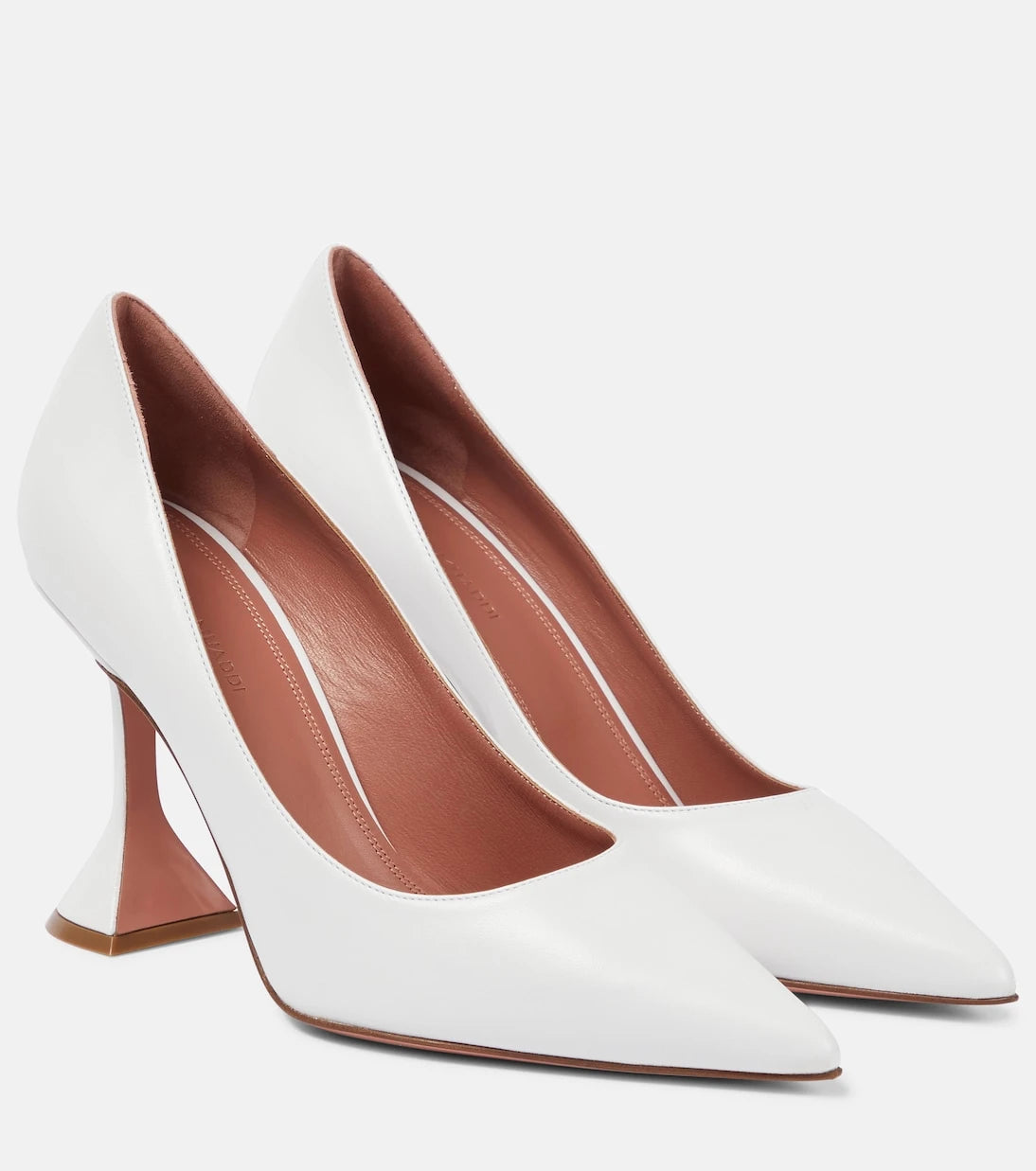 Amina Muaddi - Ami leather pumps