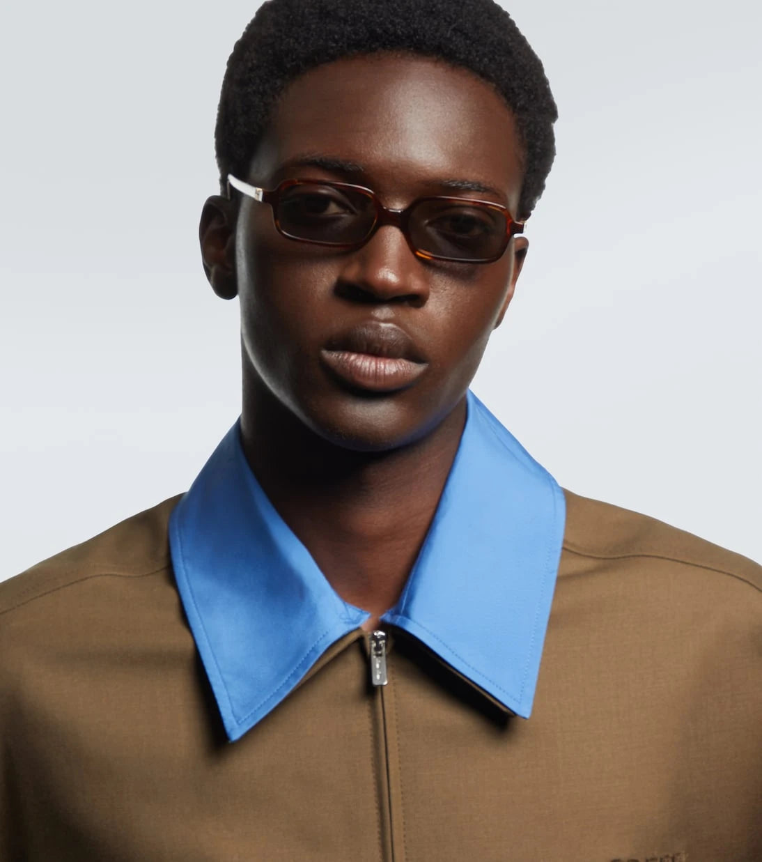 Miu Miu - Logo rectangular sunglasses