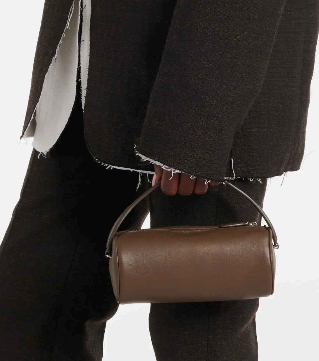 The Row - Round '90s leather shoulder bag