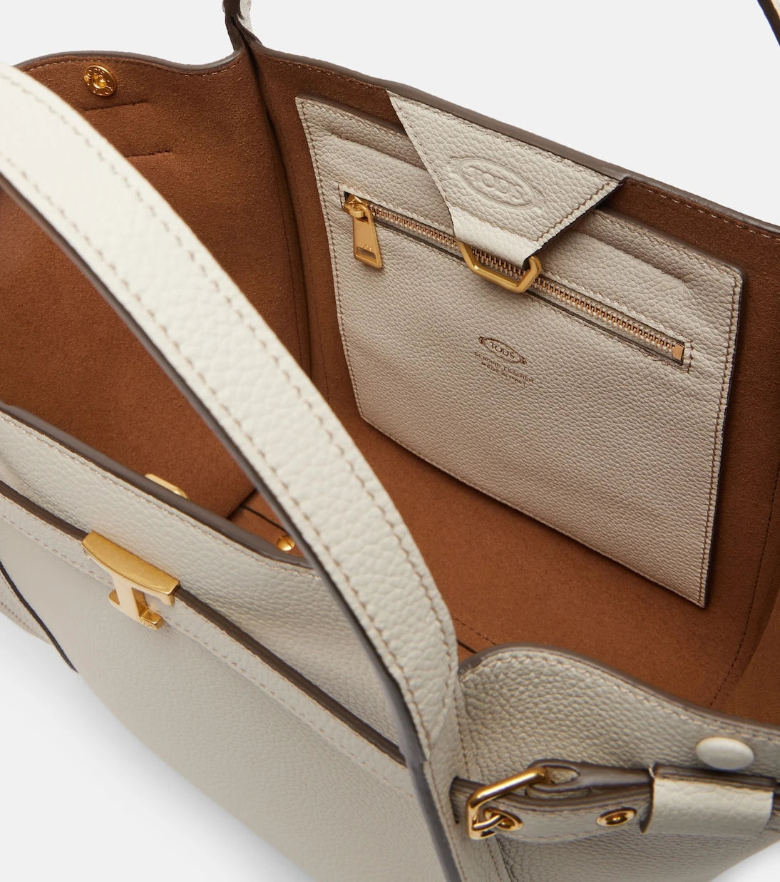 Tod's - T Timeless Small leather tote bag