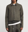 Rick Owens Green Wool Felt Alice Brad Jacket