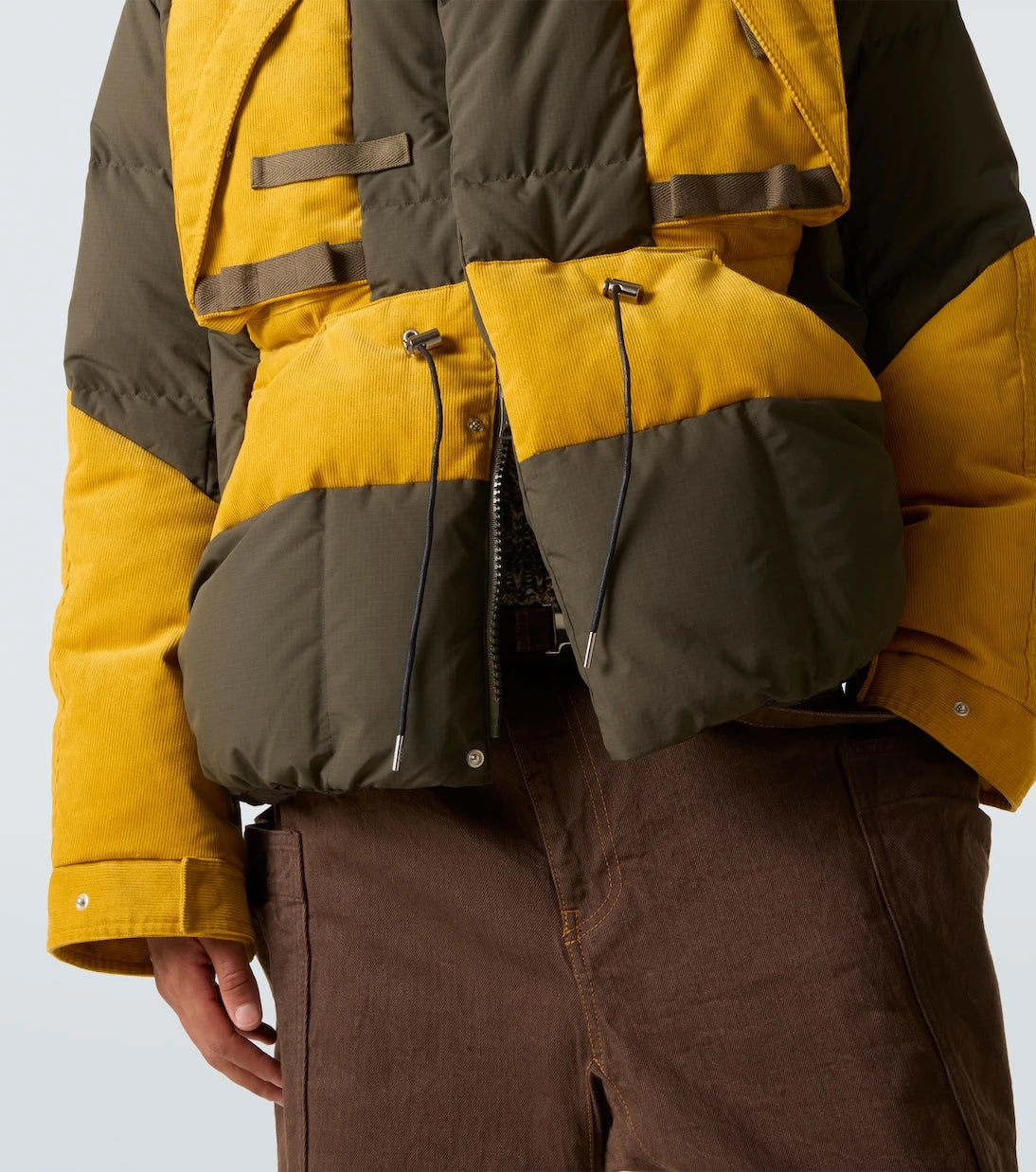 Sacai - Colorblock down jacket