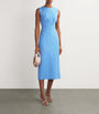 E.STOTT Blue Wool Mila Midi Dress