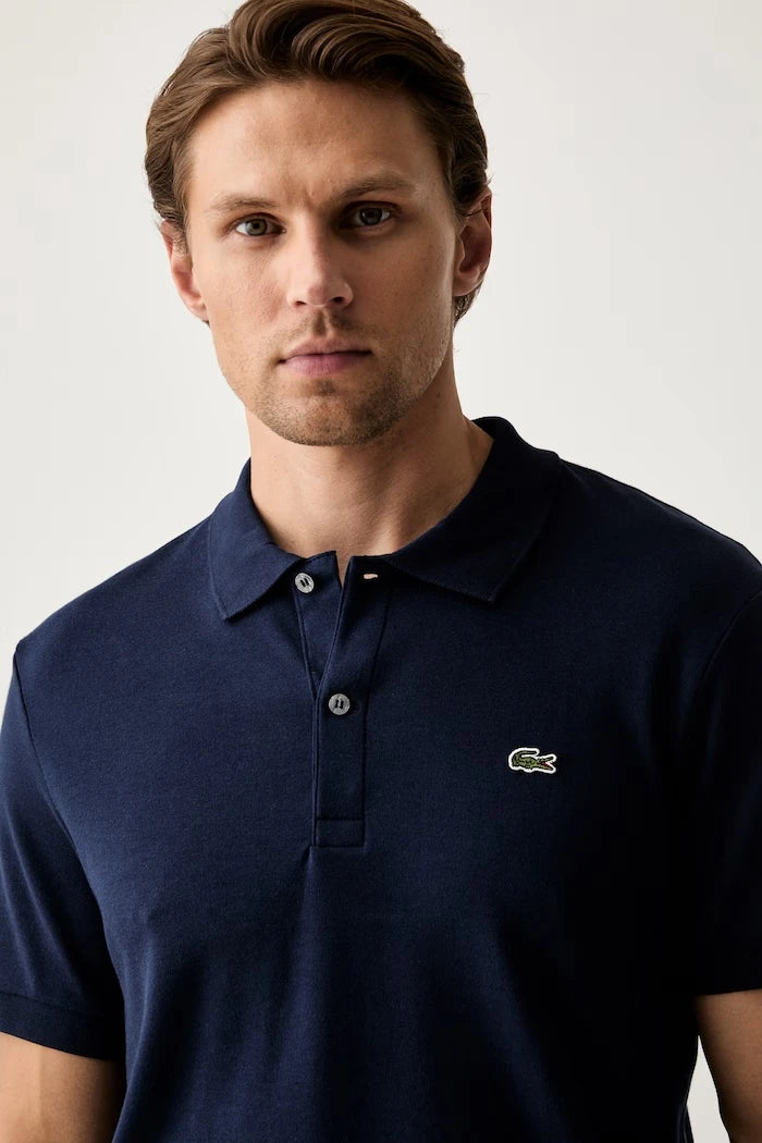 Lacoste тениска с яка мъжка от памук